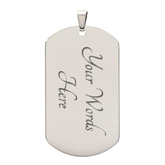 Son Never Forget I Love You - Dog Tag Necklace