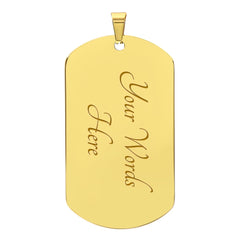 Son Never Forget I Love You - Dog Tag Necklace