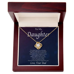 I'm Always With You, Daughter - Love Knot Necklace